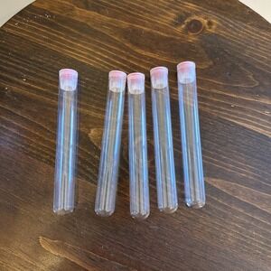 5 Glass 6" El Producto Cigar‎ Tubes Red Caps